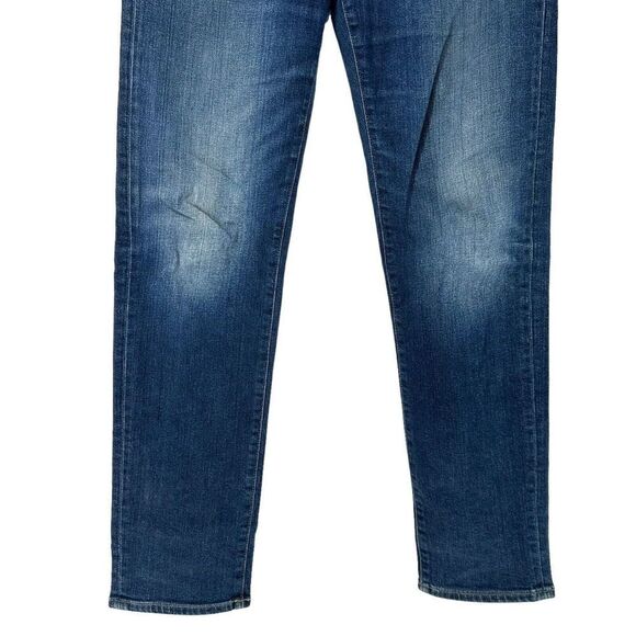 American Eagle Slim Straight Jeans Airflex Blue Denim Mens Size 31x32 Distressed - Picture 4 of 10